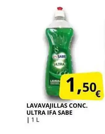 Supermercados MAS Lavavajillas conc. ultra ifa sabe oferta
