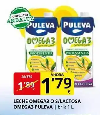 Supermercados MAS Leche omega3 o s lactosa omega3 puleva oferta