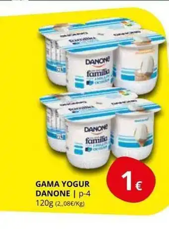 Supermercados MAS Gama yogur danone oferta