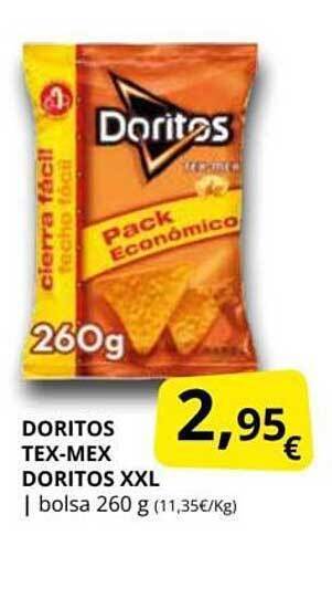 Supermercados MAS Doritos tex-mex doritos xxl oferta