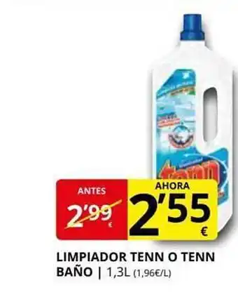 Supermercados MAS Limpiador tenn o tenn baño oferta
