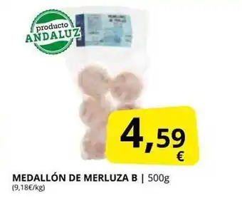 Supermercados MAS Medallón de merluza b oferta