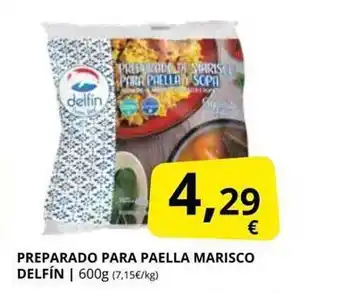 Supermercados MAS Preparado para paella marisco delfín oferta
