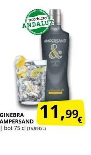 Supermercados MAS Ginebra ampersand oferta