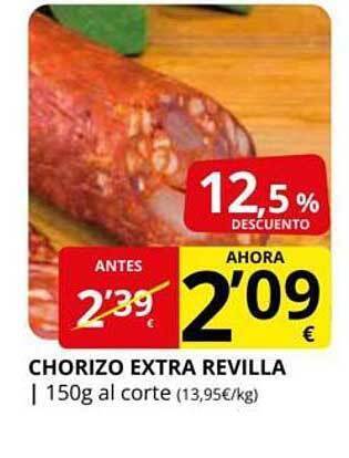 Supermercados MAS Chorizo extra revilla oferta