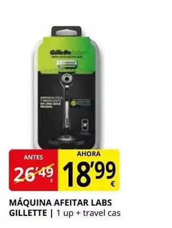 Supermercados MAS Máquina afeitar labs gillette oferta