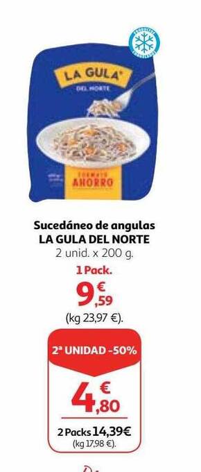 Alcampo Sucedáneo de angulas la gula del norte oferta