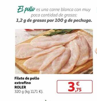 Alcampo Filete de pollo extrafino roler oferta