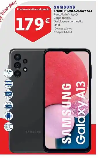 Alcampo Samsung smartphone galaxy a13 oferta