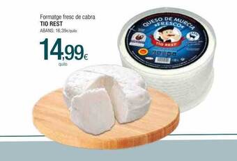 Condis Formatge fresc de cabra tio rest oferta