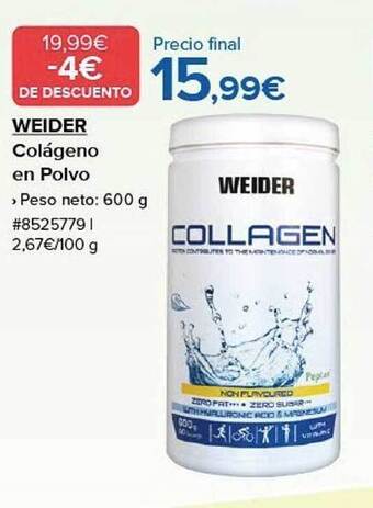 Costco Weider colágeno en polvo oferta