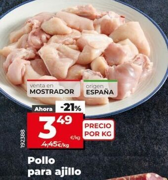 Maxi Dia Pollo al ajillo oferta