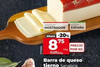 Maxi Dia Queso de barra oferta
