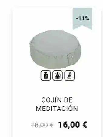Ale-Hop -11% cojín de meditación 18,00 € 16,00 € oferta
