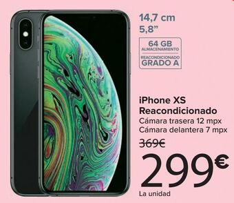 Carrefour Iphone xs reacondicionado oferta