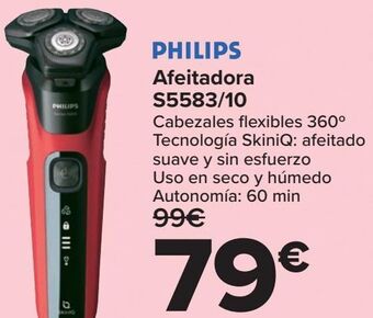 Carrefour Philips afeitadora s5583/10 oferta
