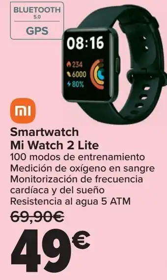Carrefour Smartwatch mi watch 2 lite xiaomi oferta
