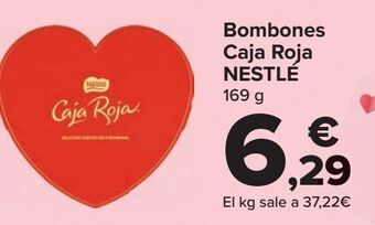 Carrefour Bombones caja roja nestlé oferta