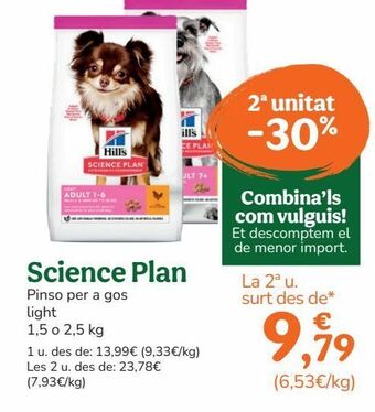 TiendAnimal Pienso para perros science plan oferta