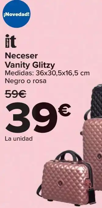 Carrefour Neceser vanity glitzy it oferta