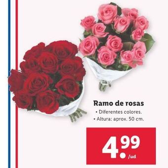 Lidl Ramo de rosas oferta