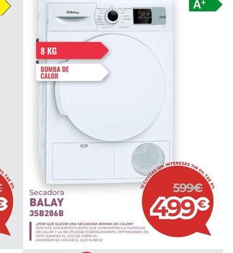 Mi electro Secadora balay oferta