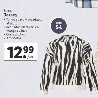 Lidl Jersey esmara oferta