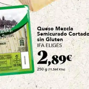 Gadis Queso mezcla semicurado sin gluten oferta
