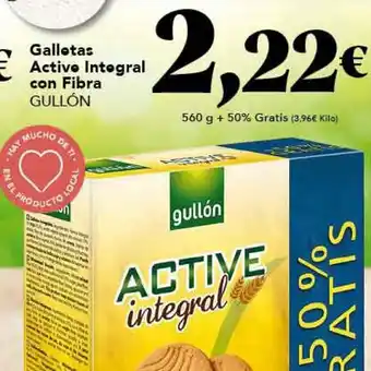 Gadis Galletas active integral con fibra oferta