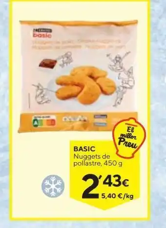 Caprabo Nuggets de pollo eroski oferta