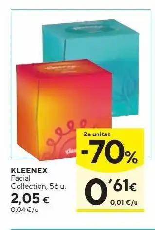 Caprabo Pañuelos de papel kleenex oferta