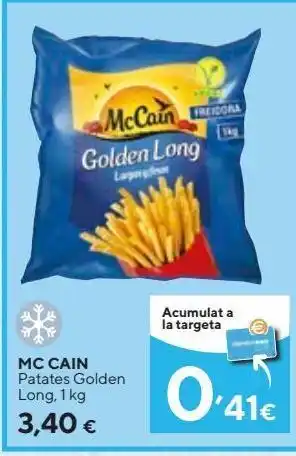 Caprabo Patatas fritas congeladas mccain oferta