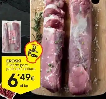 Caprabo Carne de cerdo eroski oferta