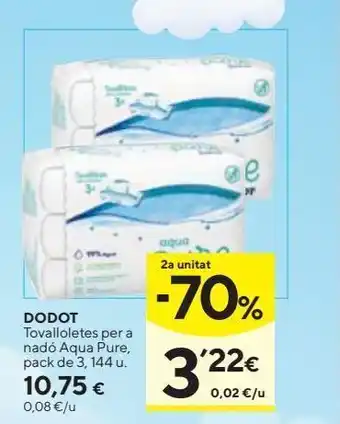 Caprabo Toallitas dodot oferta