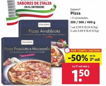 Lidl Pizza italiamo oferta