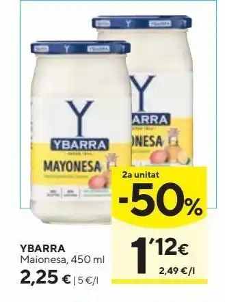 Caprabo Mayonesa ybarra oferta