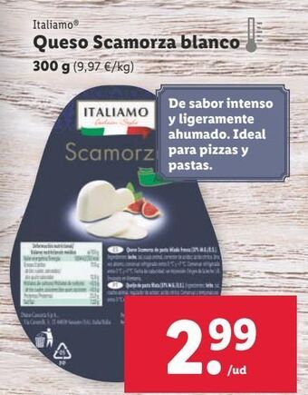 Lidl Queso italiamo oferta