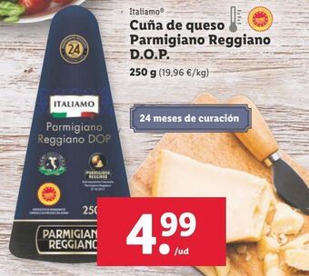 Lidl Queso italiamo oferta