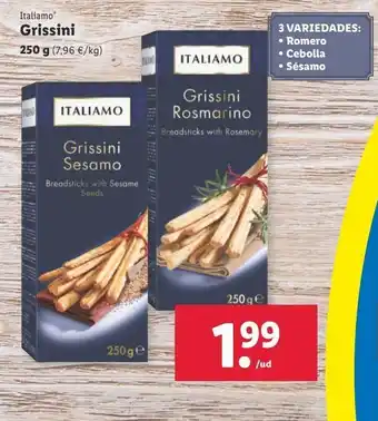 Lidl Grissini italiamo oferta