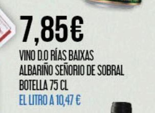 Claudio Vino señorío de sobral oferta