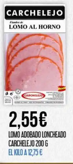 Claudio Lomo al horno carchelejo oferta