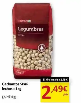 SPAR Garbanzos spar lechoso oferta