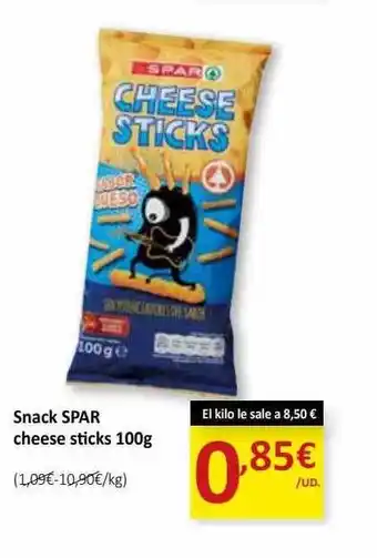 SPAR Snack spar cheese sticks oferta