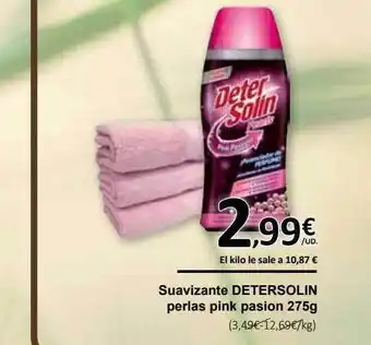 SPAR Suavizante detersolin perlas mink pasion oferta
