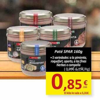 SPAR Paté spar oferta