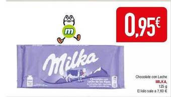 Masymas Chocolate con leche milka oferta