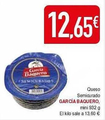 Masymas Queso semicurado garcía baquero oferta