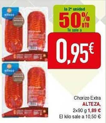 Masymas La 2a unidad 50% dto chorizo extra alteza oferta