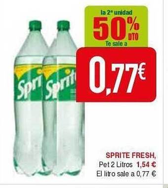 Masymas La 2a unidad 50% dto sprite fresh oferta