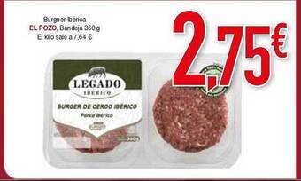 Masymas Burguer ibérica el pozo oferta